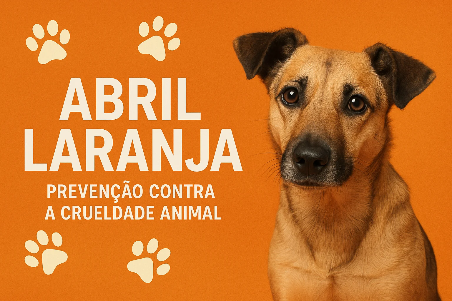 Abril laranja, prevenção contra a crueldade animal