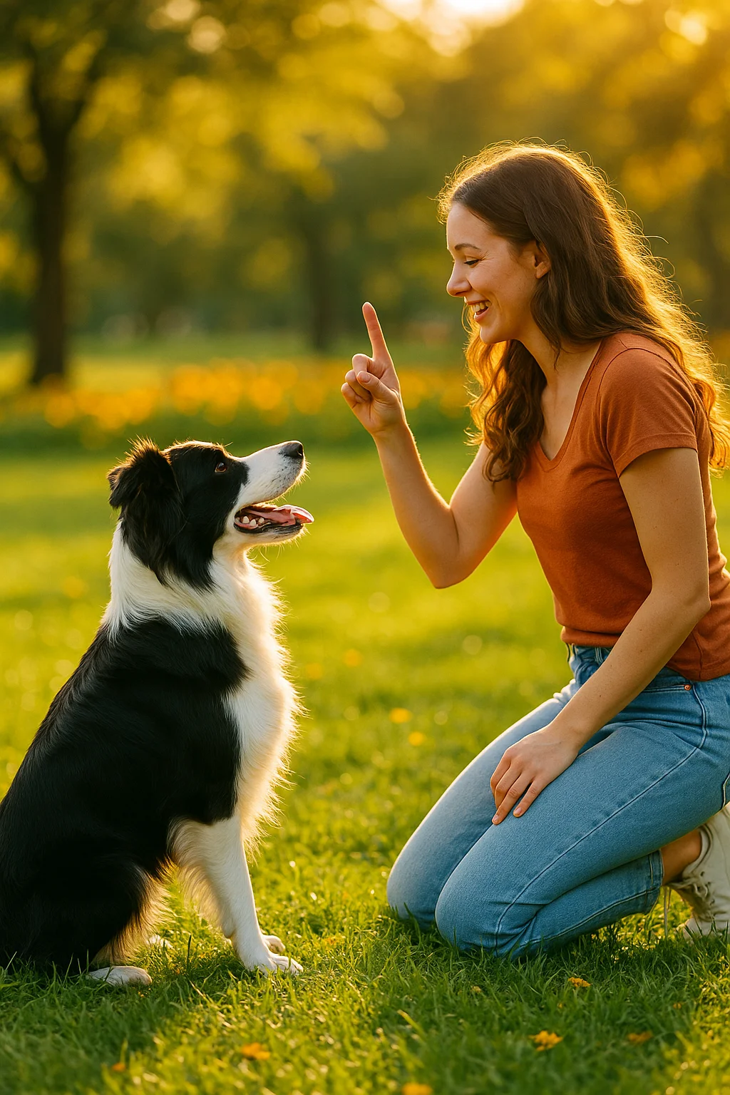 como adestrar um Border Collie