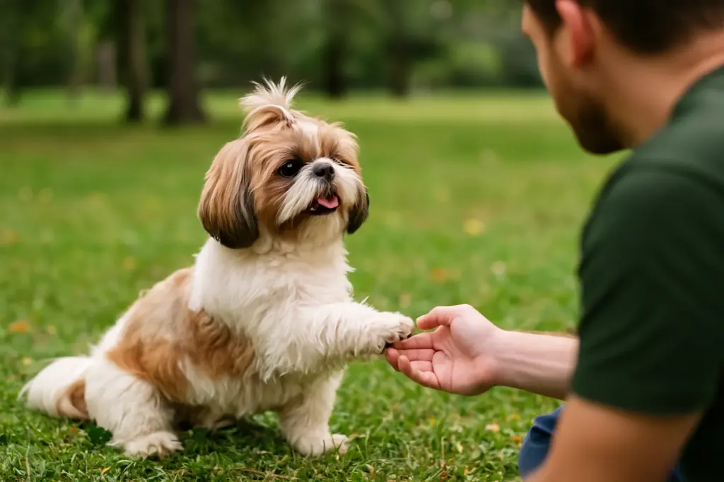como adestrar um shih tzu