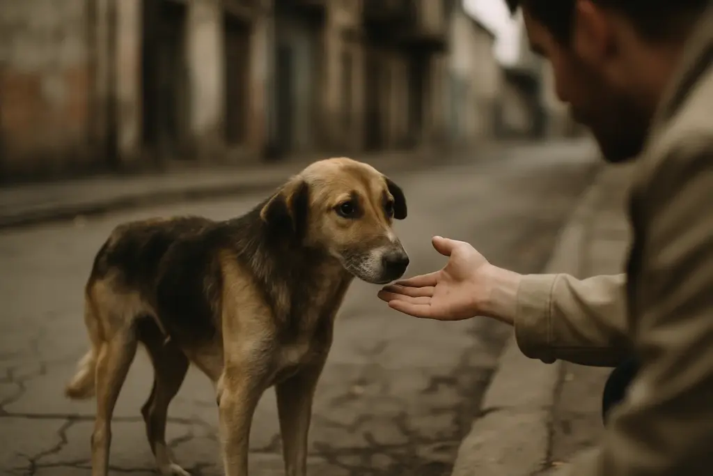como resgatar animais abandonados