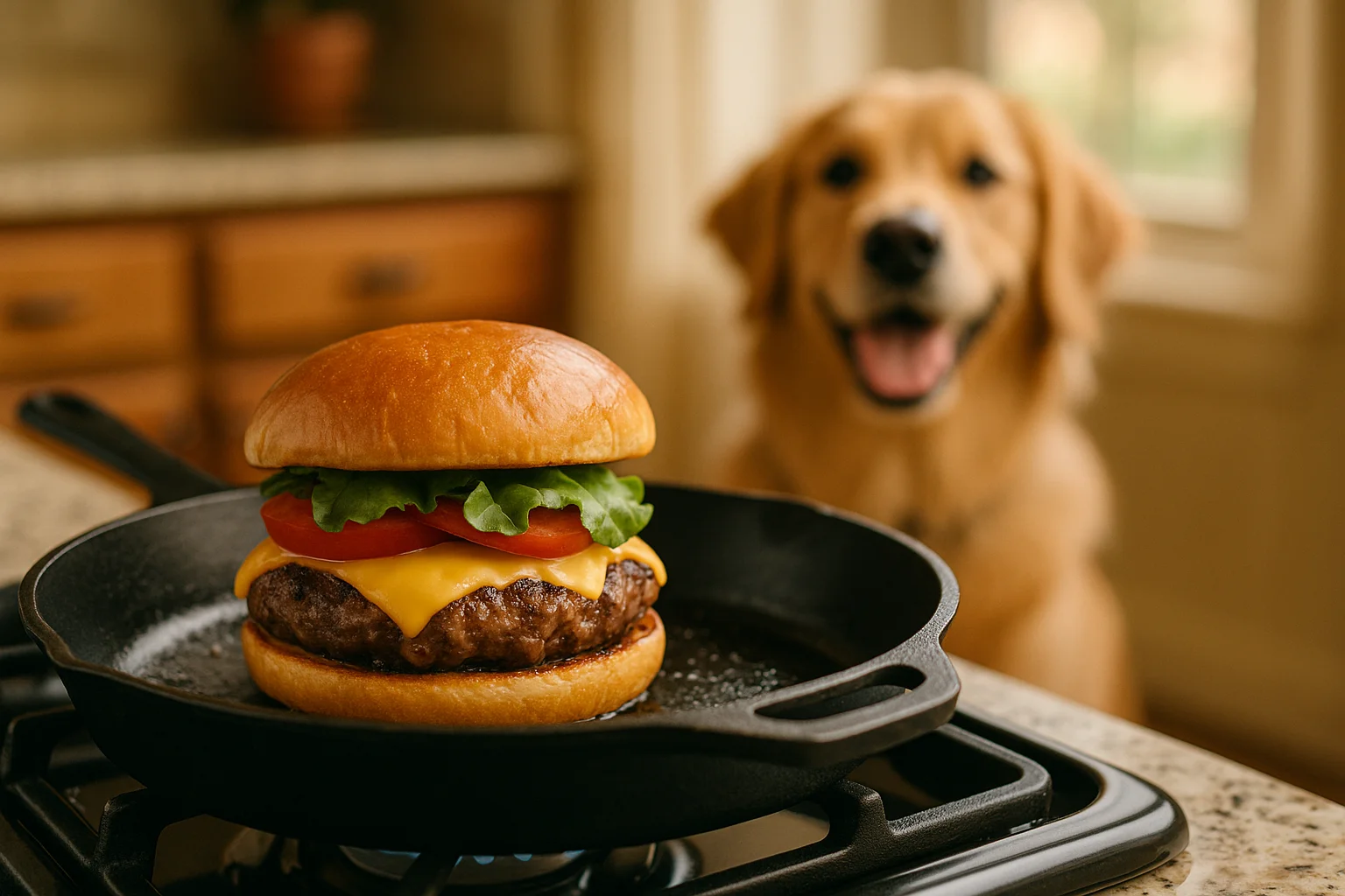 receita de hamburguer para cachorro